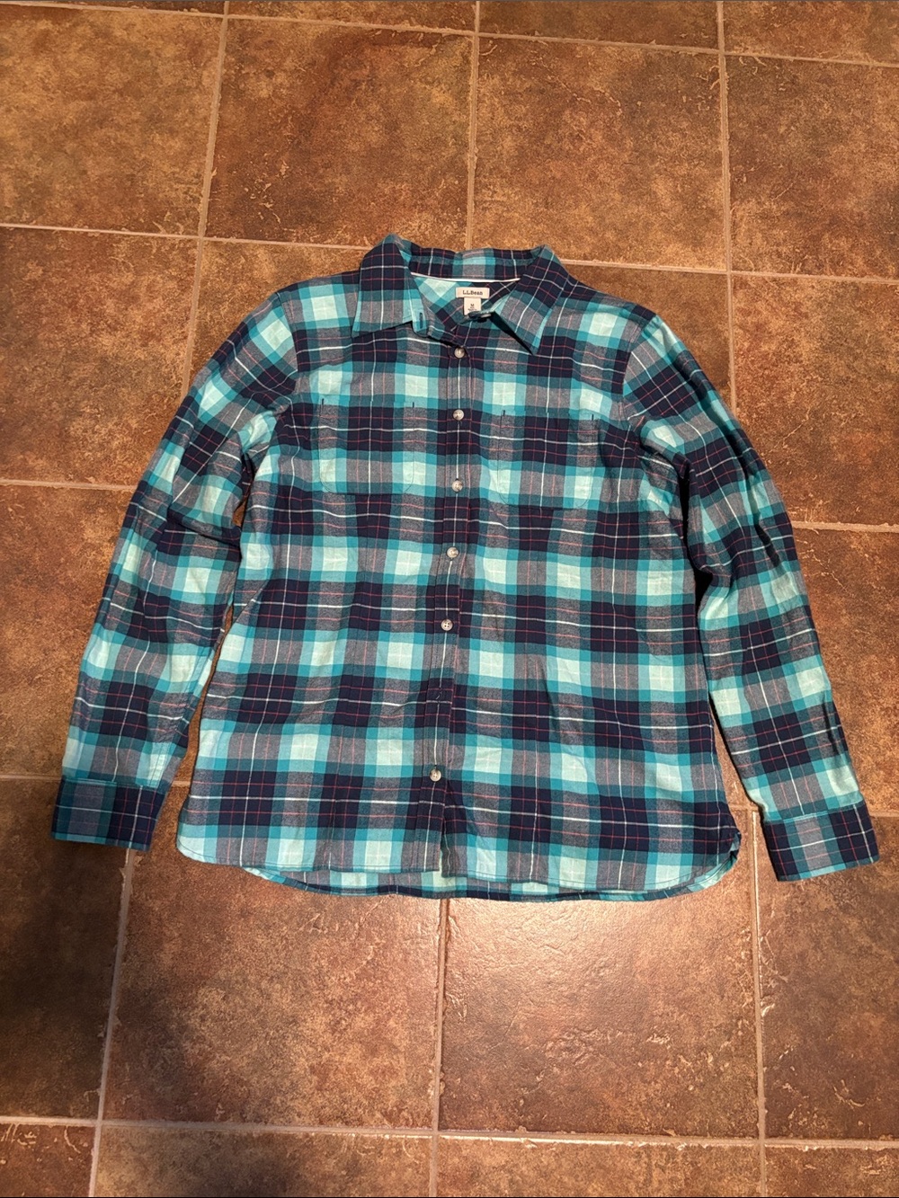 L.L.Bean flannel shirt women’s medium